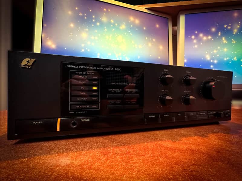 SANSUI A-2000 🌈RaRe🌈 Vintage Stereo Integrated Amplifier image 1