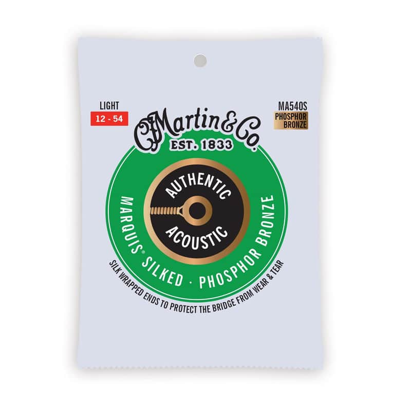 Martin MA130S Authentic Acoustic Custom-Gauge Marquis & Steel Guitar Strings, 11.5-47 image 1