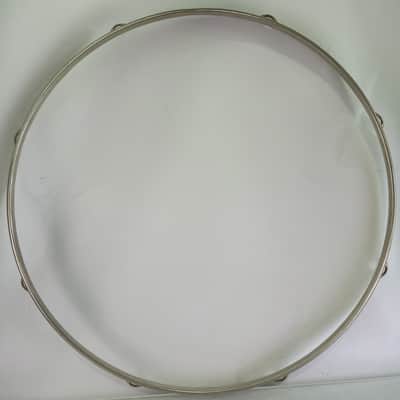 Slingerland 15"NOB BRASS Stick-Saver Snare/Tom Drum Batter Rim/Hoop 8Lug Nickel image 5