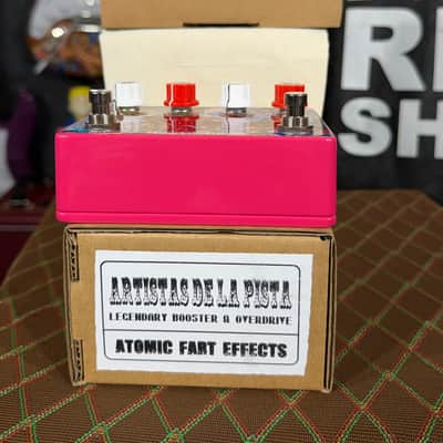 Atomic Fart Effects ARTISTAS DE LA PISTA Hand Made Left : (Based in Gold “Klon Centaur & Booster Ecoplex EP2 image 20