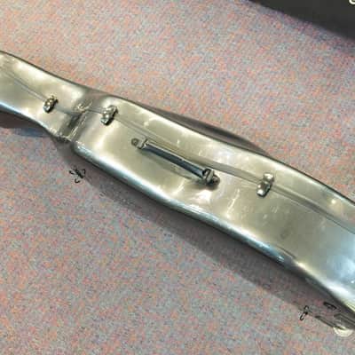 Celestini 4/4 Size 'Cello Contoured Case-Fiberglass Composite-Silver Sparkle-NEW image 5