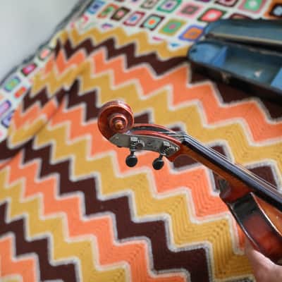 Vintage Violin with Bow and Case image 4