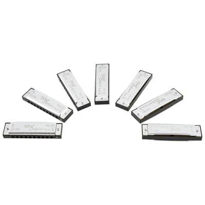 Fender Blues Deluxe Harmonica, 7-Pack (with Case) image 2
