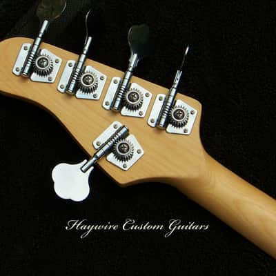 5 String Jazz Bass X-Light 7.5lb. Wide 1.75"(45 mm)Nut Natural Butterscotch Body + Strap Locks+ Includes full Setup! image 3
