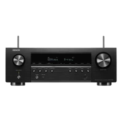 Klipsch 2 Pack R-610F Floorstanding Home Speaker - Bundle With R-41M Bookshelf Home Speakers, R-52C Center Channel home speaker, Yamaha RX-V485 5.1-Channel Network AV Receiver with MusicCast image 5
