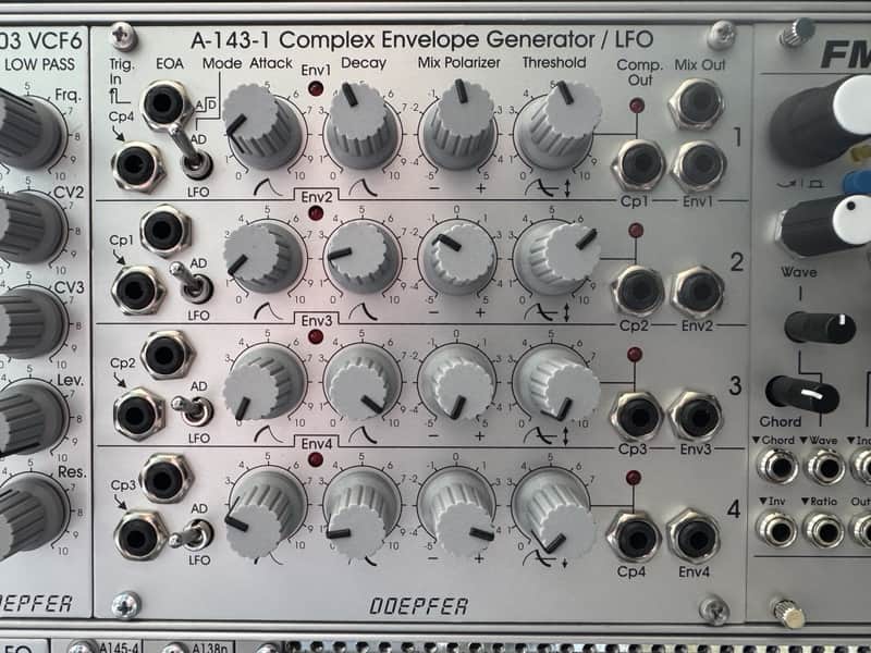 Doepfer A-143-1 Quad Complex Envelope Generator / LFO Silver image 1