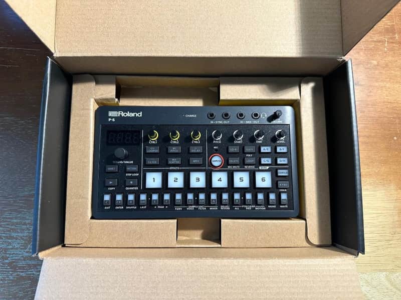 Roland P-6 AIRA Creative Sampler 2024 - Present Black image 1