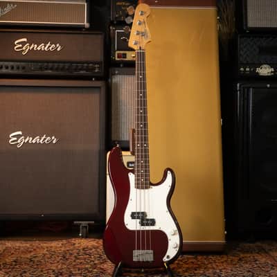 Fender Standard Precision Bass with Rosewood Fretboard 2000 - Midnight Wine (MIM) image 2