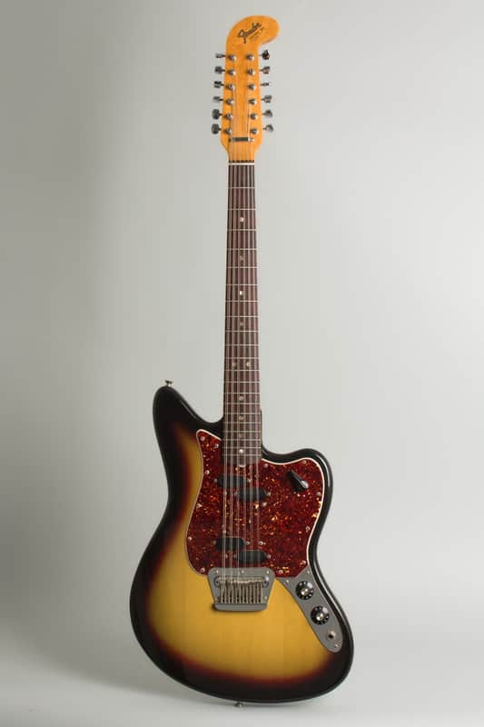 Fender Electric XII 12 String Solid Body Electric Guitar (1966), ser. #136729, original black tolex hard shell case. image 1