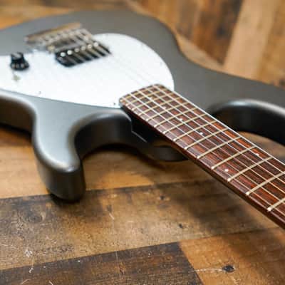 Ernie Ball Music Man Sub 1 Guitar USA 2004 Textured Graphite H Tremolo Seymour Duncan Triple Shot image 8
