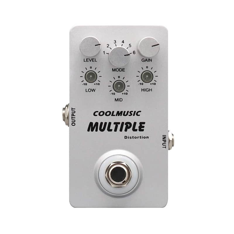 Coolmusic A-MT6 Digital Distortion Guitar Effect Pedal with 6 distortions image 1