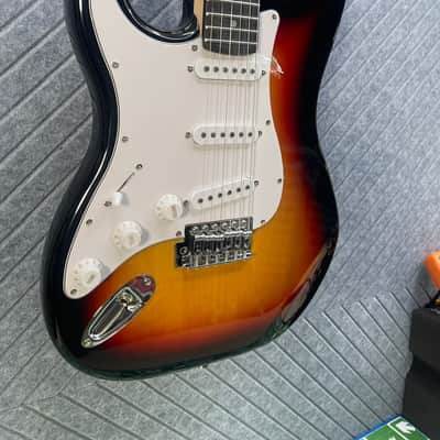 Harley Benton ST-20 LH Left Handed SB SSS Inc Our In-USA Fret Dress USA Stock Fast Ship Vintage Sunburst image 3
