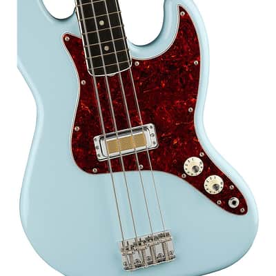 Fender Gold Foil Jazz Bass Guitar Regular Sonic Blue image 5