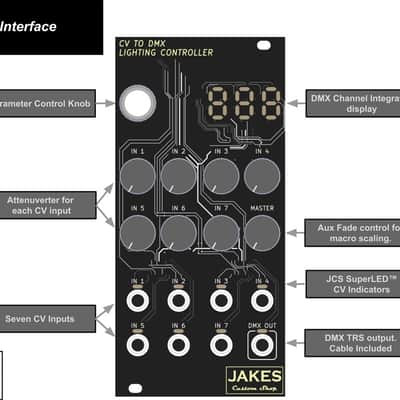 CV to DMX Stage Light Controller Eurorack Module image 3