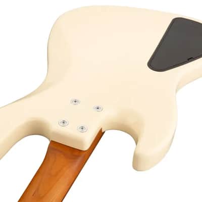 Sadowsky MetroExpress 21-Fret Vintage J/J Bass, Morado Fingerboard, 4-String - Solid Olympic White High Polish image 6