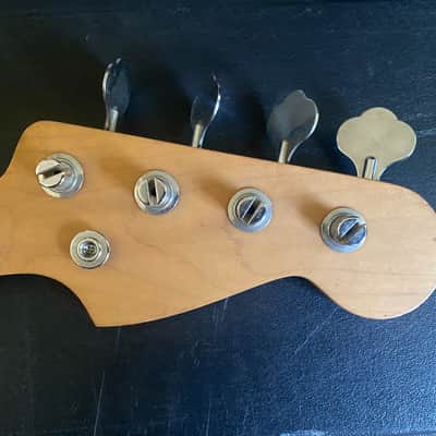 Unbranded Fender Style 1996? Fretless Bass Neck Shaller Bass Tuners fret less image 2