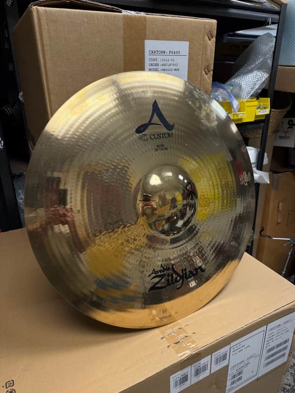Zildjian 20" A Custom Ride Cymbal - Brilliant image 1
