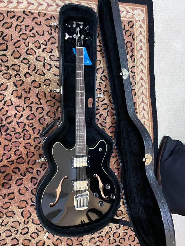 DeArmond by Guild Starfire Bass 1990's - Black | Reverb
