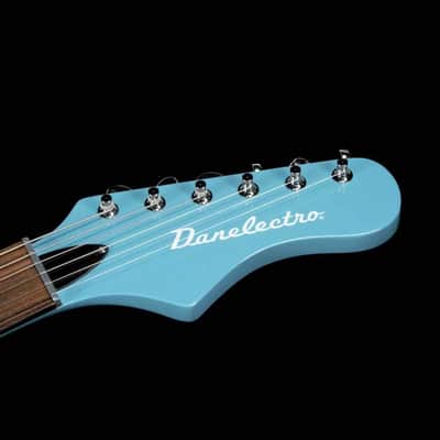 Danelectro D67-AQUA ‘67 DANO Series Offset Body Shape 6-String Electric Guitar image 9