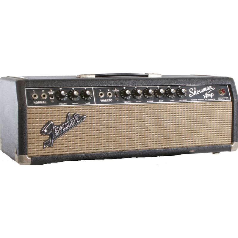 Fender Black Panel Showman 2-Channel 85-Watt Guitar Amp Head 1963 - 1966 image 1
