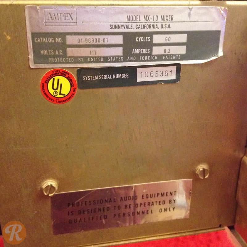Ampex MX-10 Mixer image 3
