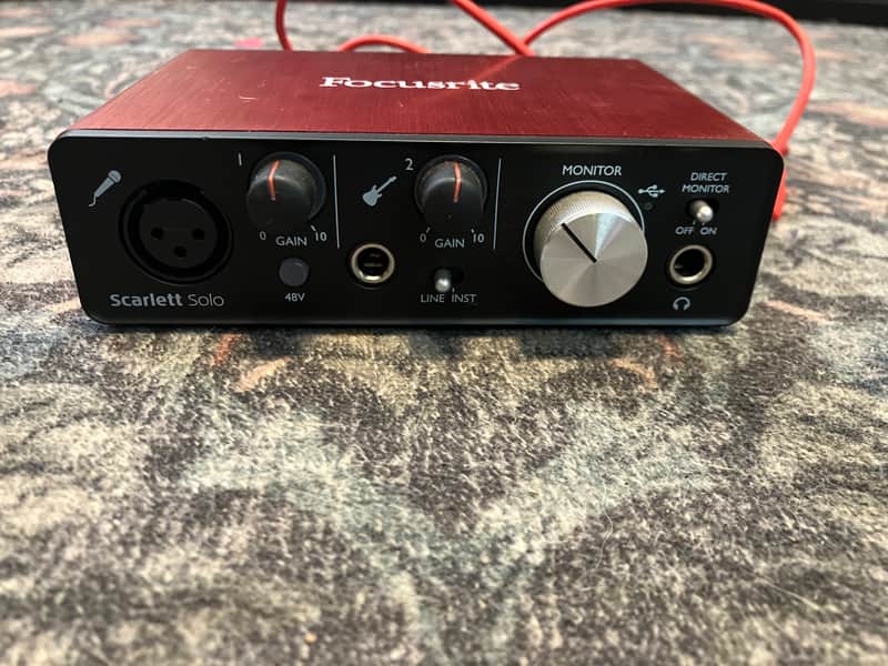 Focusrite Scarlett Solo 2nd Gen USB Audio Interface | Reverb