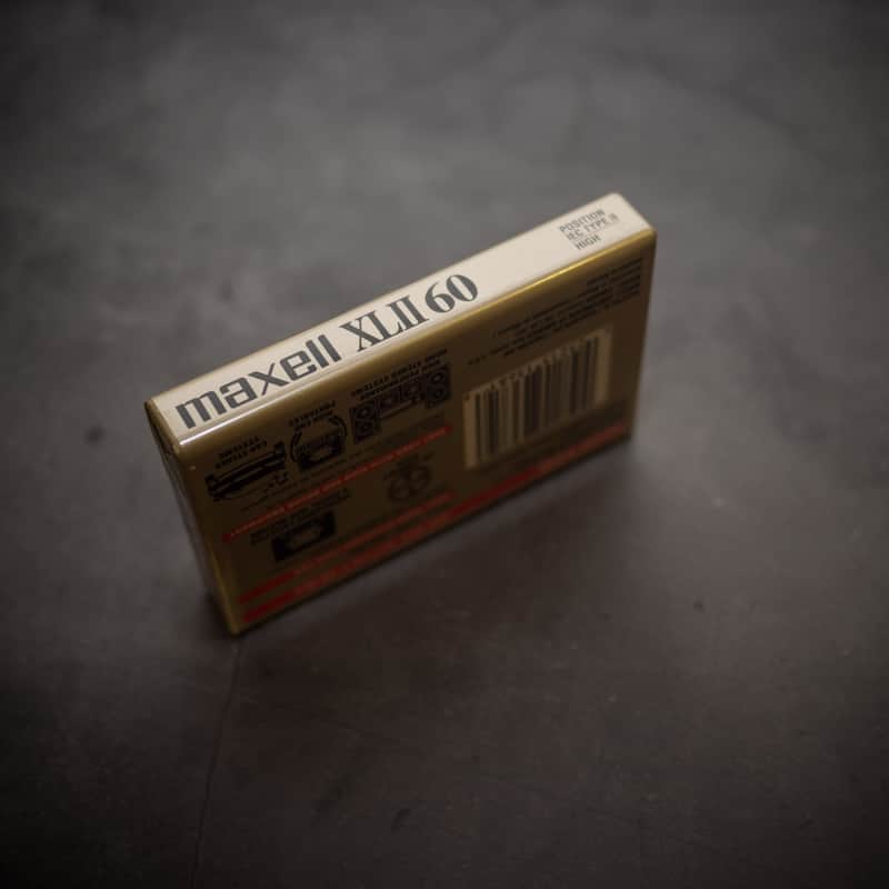 Maxwell XLII 60 Cassette 1990's NOS Sealed in Original Packaging image 1