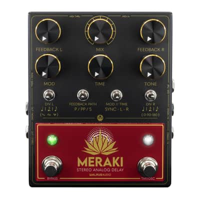 New Walrus Audio Meraki Analog Stereo Dual Delay Guitar Effects Pedal
