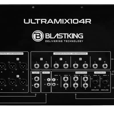 Blastking ULTRAMIX104R 10-Channel 7U Rackmount Multi-Zone Mixer with 99 DSP FX image 5