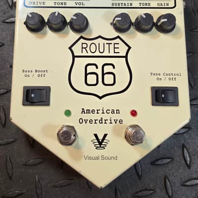 Visual Sound Route 66 American Overdrive Compressor Pedal Comp V1 Original image 2