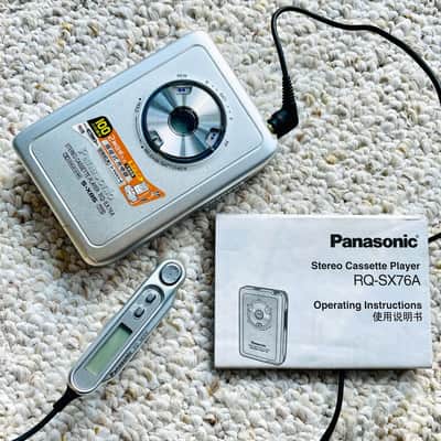PANASONIC RQ SX30 Walkman Cassette Player, Near Mint Blue ! Tested