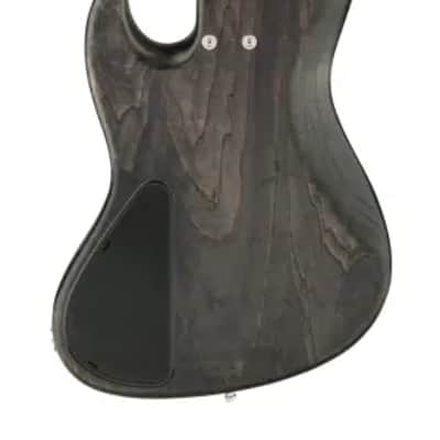 Sadowsky MetroLine 21-Fret Vintage P/J Bass-Swamp Ash Body-4 String-Nirvana Black Transparent Satin image 3