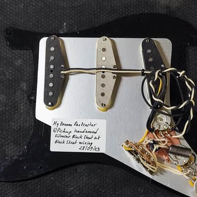 MyDream Partcaster Custom Built -Gilmour's Black Strat Spirit image 12