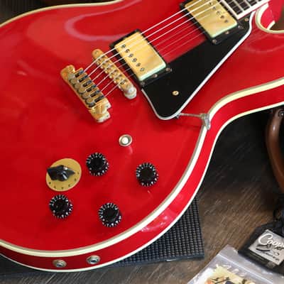 1986 Gibson BB King Lucille Electric Guitar Cherry Red + OHSC image 6