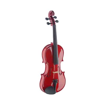 Stagg VN4/4-TR Solid Spruce Top Maple Neck Standard Shape 4/4 Size Violin w/Soft Case, Bow & Rosin image 1