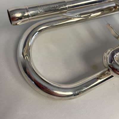 Blessing BTR-1460 Bb Trumpet – Silver-Plated – Intermediate Model – Excellent Condition – w/ Case SM#3632 image 4