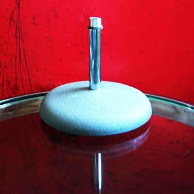 Vintage 1950's era Atlas Sound DS-5 cast iron microphone desk stand DS-7 DS-10 # 2 image 1