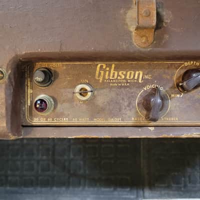 1957 Gibson GA-20T 16 Watt 1x12 Guitar Amp - Recent Maintenance image 3