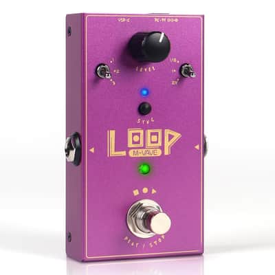 M-vave Loop Pedal for Electric Guitar,Stereo Looper Pedal with 3-Gear Speed Control, 3-Track 11 Mins Looper Recording Capacity, (Price includes the import duty for US buyer) image 1