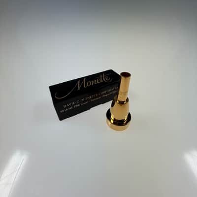 Monette trumpet mouth piece B1-5L 2010 - gold image 1