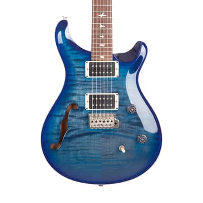 2023 PRS CE24 Semi-Hollow Electric Guitar, Custom Color, Blue Matteo Burst, 034XXXX image 4
