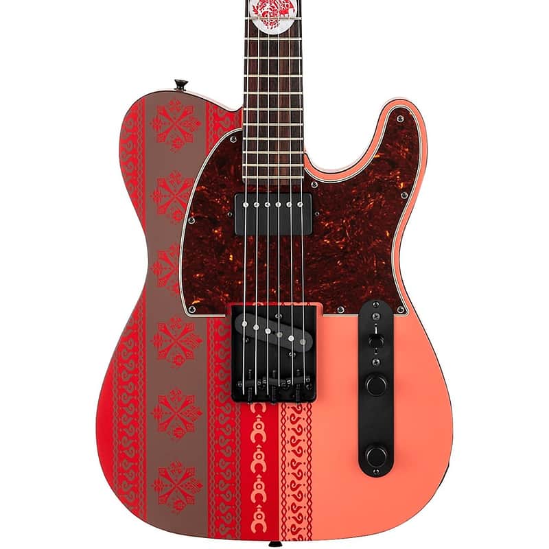 Fender Monster Hunter Rathalos Telecaster Electric Guitar Regular Rathalos Red image 1