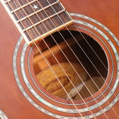 Washburn R314K Vintage Series Parlour Acoustic Guitar + 'Coffin' Case image 6