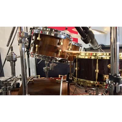 Antonio Drums True Solid Walnut Drum Set - 10x7 / 14x12 / 20x14 image 8