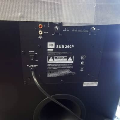 JBL 260P 12" Powered Subwoofer 300W Black image 7