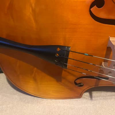 Musima  3/4 Double Bass (Stradivarius Copy, Laminated) 1990-2000 - Natural gloss image 3