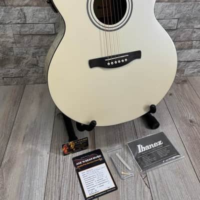 Ibanez #AJ70M2EPW 6 String RH Artwood Series Acoustic Electric Guitar - Pearl White High Gloss image 11