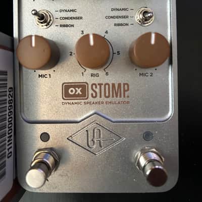 Universal Audio OX Stomp Dynamic Speaker Emulator 2023 - Present - Silver image 1