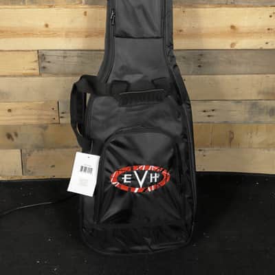 EVH Striped Series Circles Electric Guitar White & Black w/ Gigbag image 8
