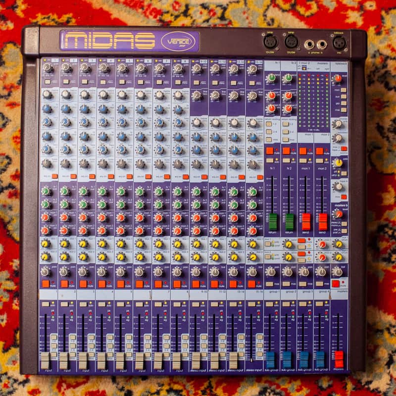 2001 – 2010 Midas Venice 160 16-Channel / 30-Input Mixing Cons…